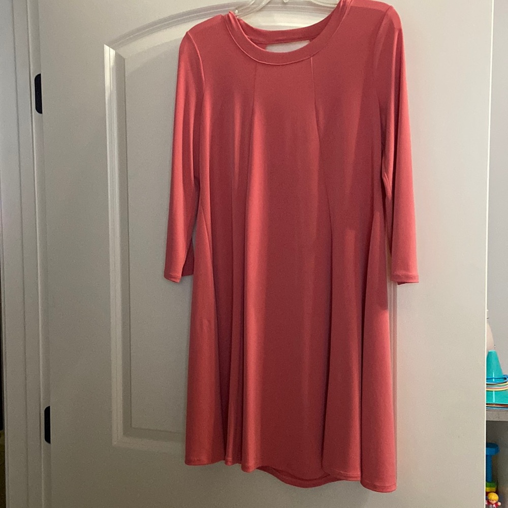 Dress with open back